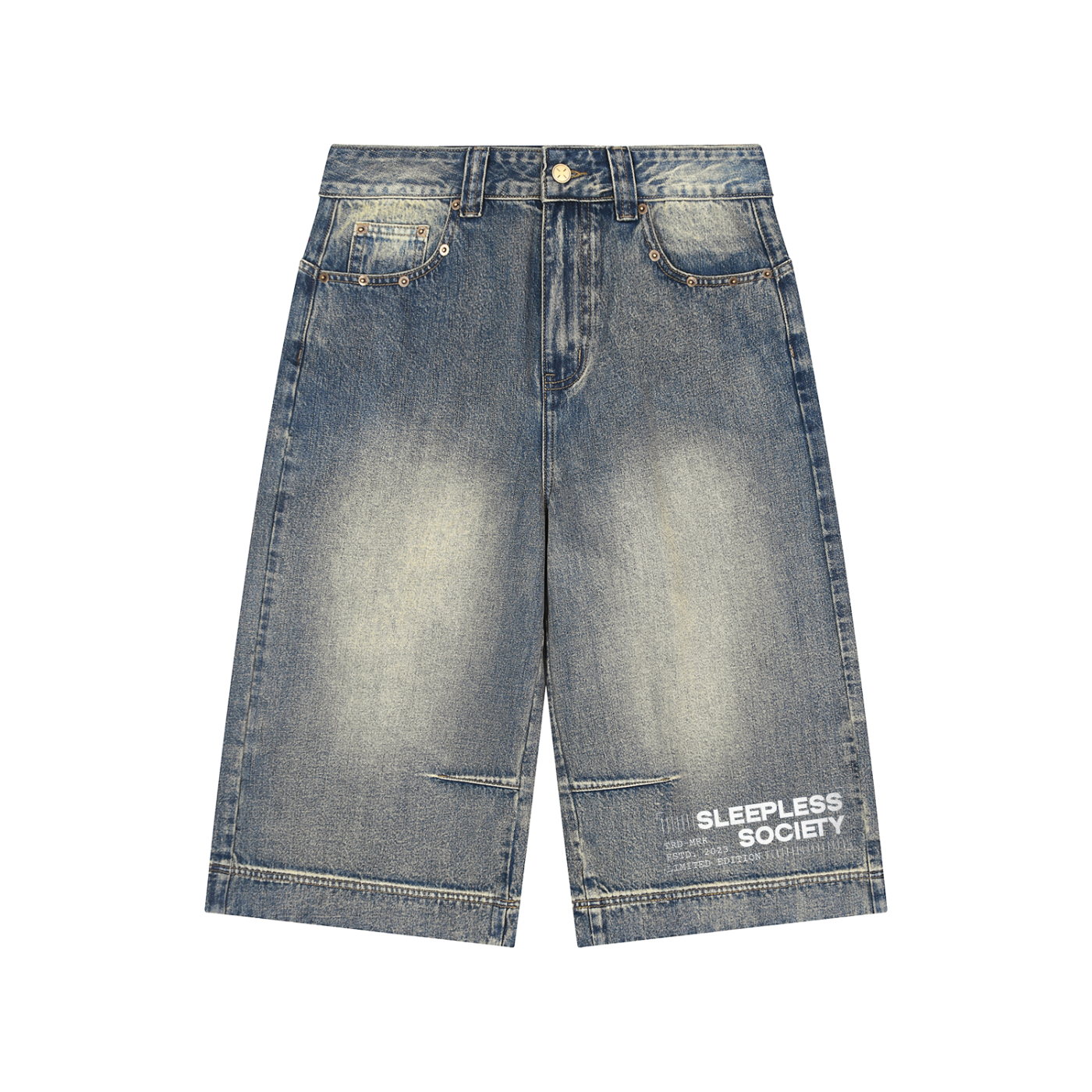Vintage Wash Baggy Jorts