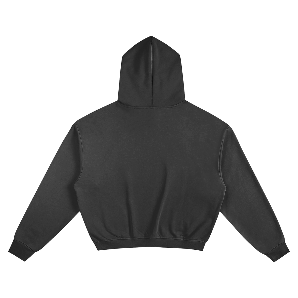 Members Only Cropped Hoodie (Black)