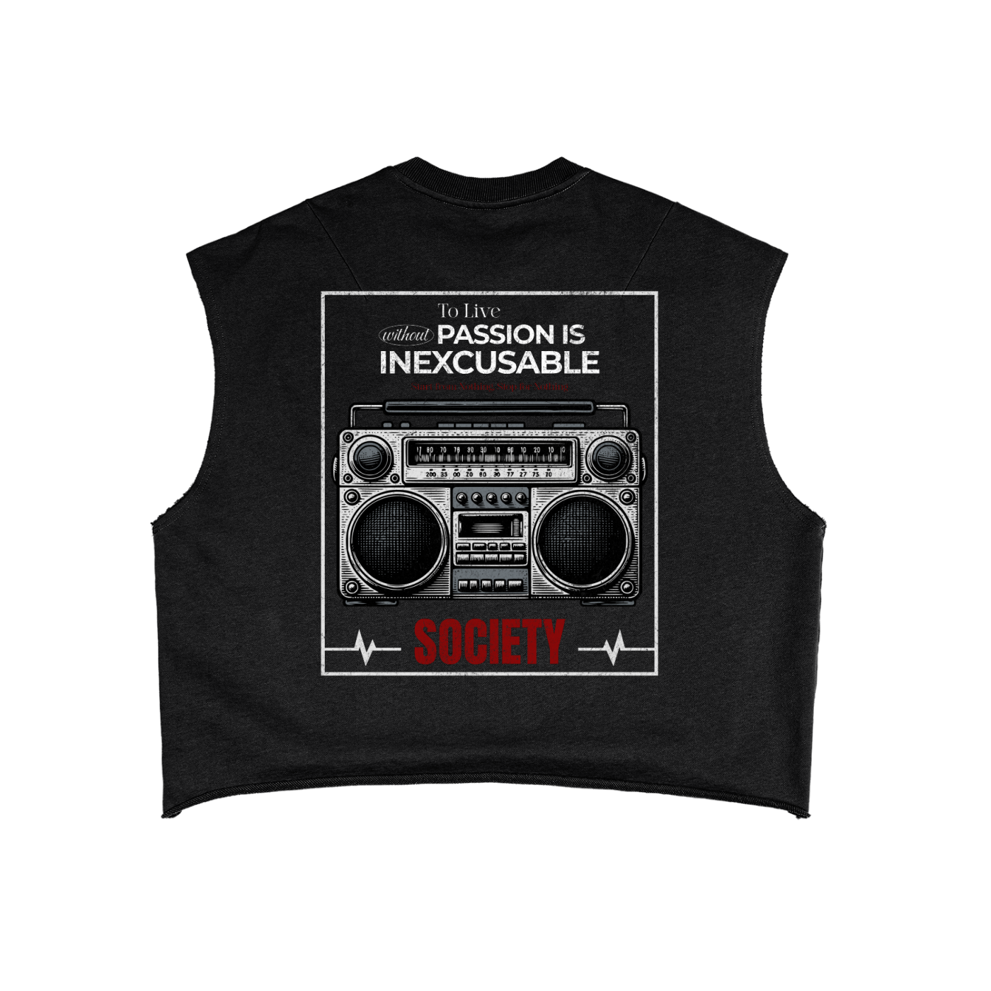 French Terry Boxy Tank Top