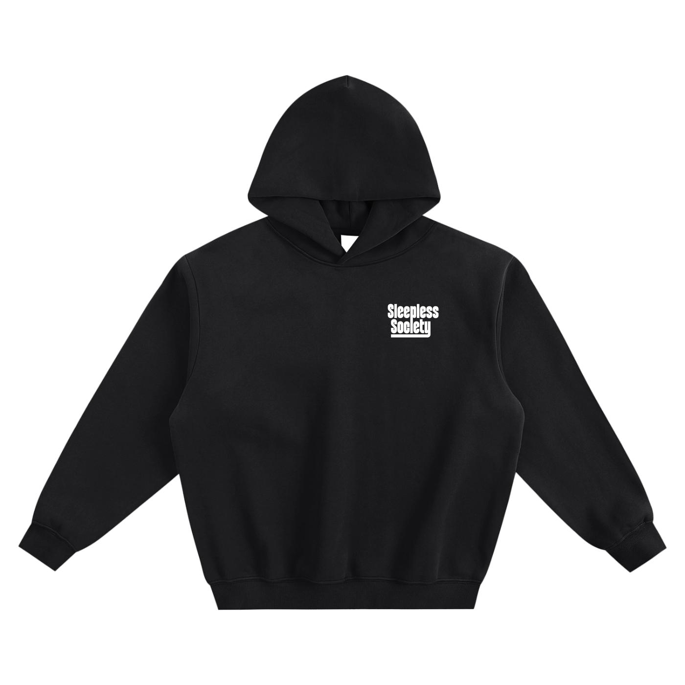 Signature Fleeced Boxy Hoodie