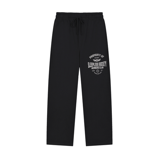 Members Only Straight-Leg Sweatpants (Black)