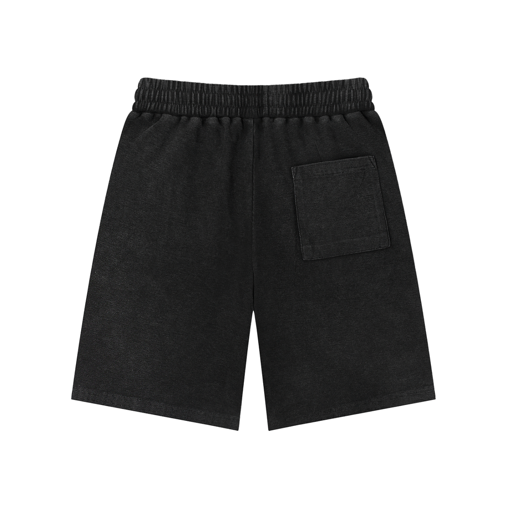 Vintage Washed Waffle Knit Shorts