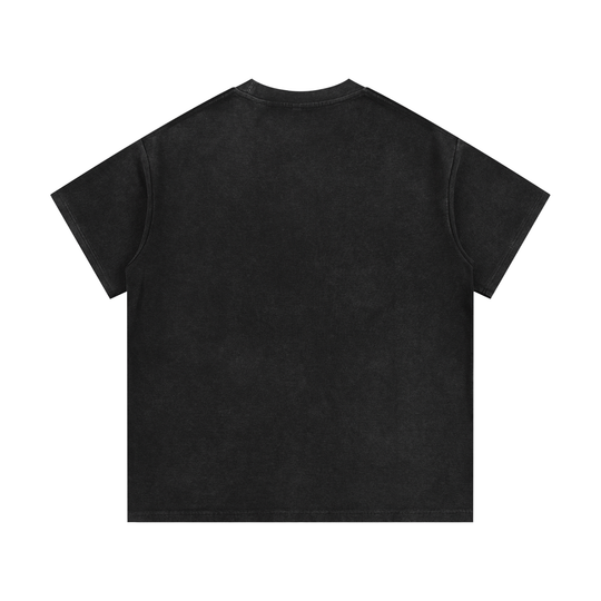 Vintage Washed Waffle Knit T-Shirt